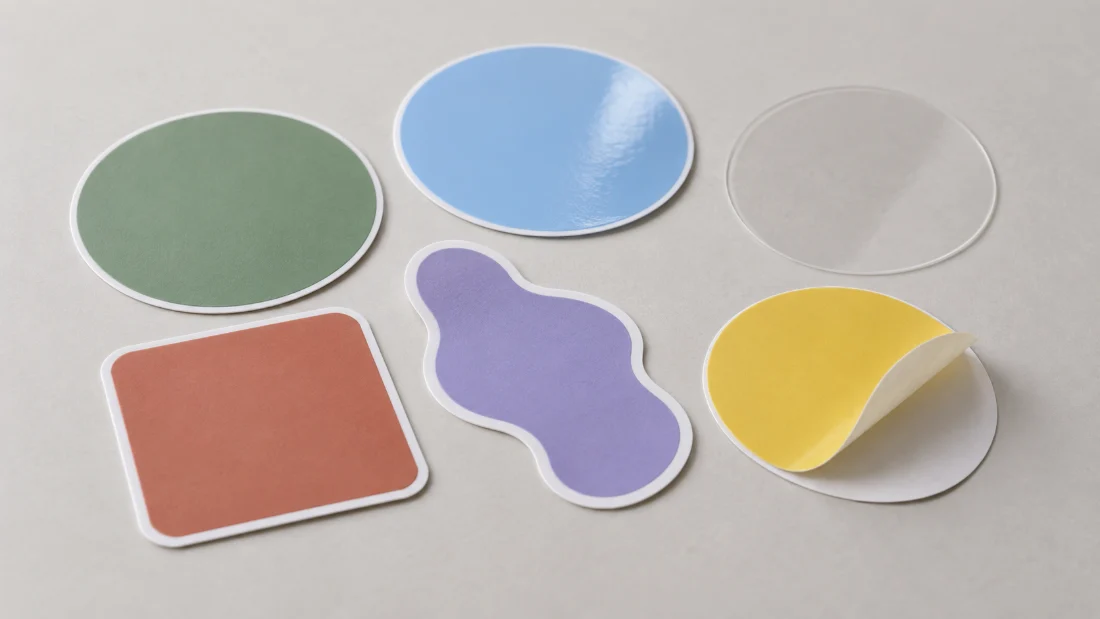 sticker and decal finish: matte, gloss, clear