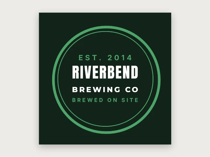 Coaster template: bar or brewery