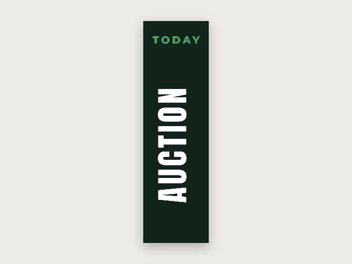 Flag template: auction today
