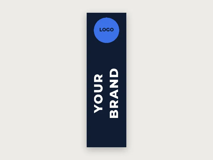 Flag template: your brand