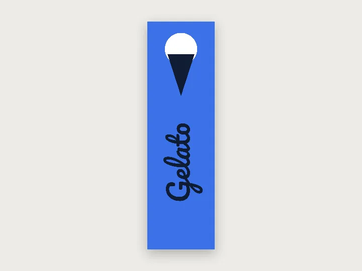 Flag template: gelato