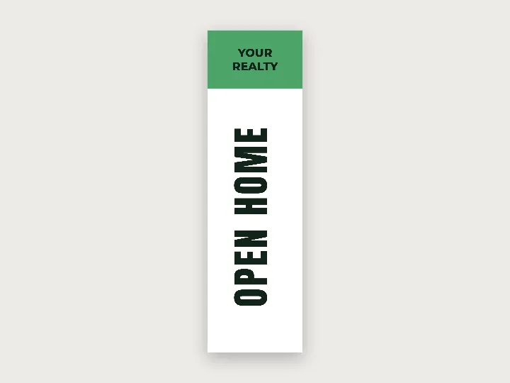 Flag template: open home