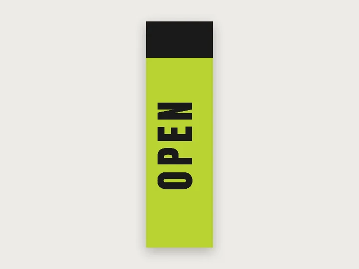 Flags template: open