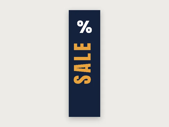 Flags template: sale