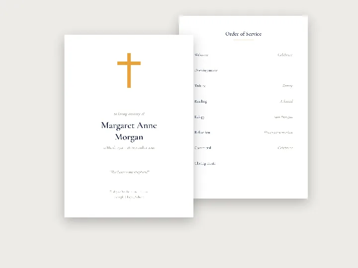 Design template: faith, Psalm 23