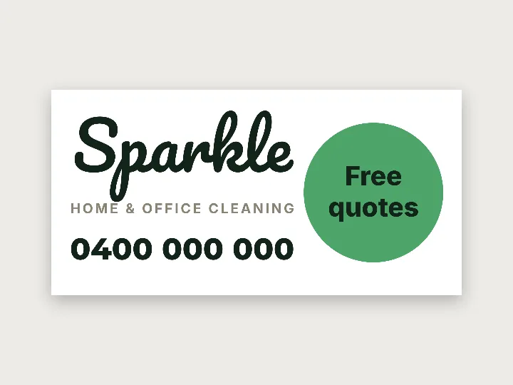 Car magnet template: cleaning